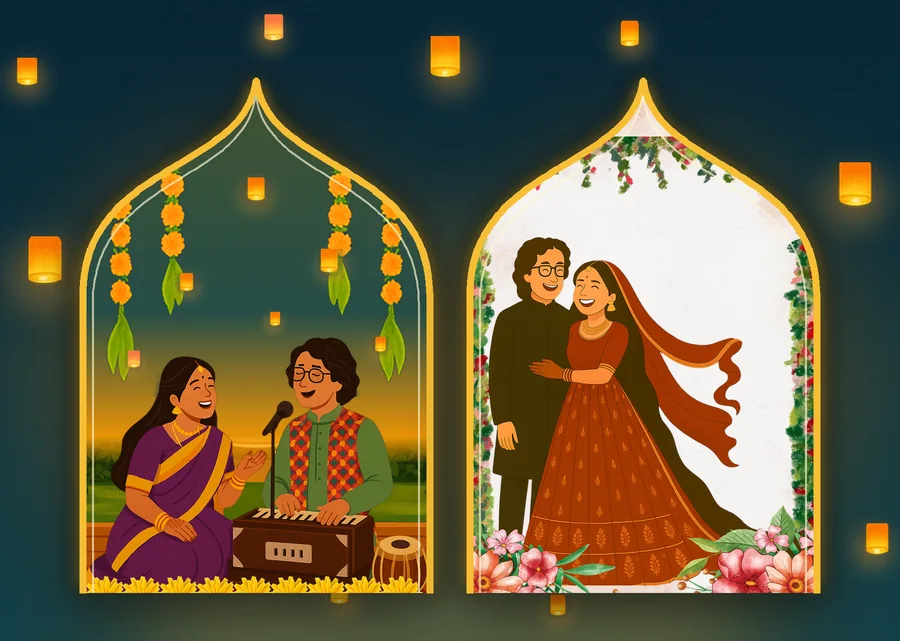 Aazrin and Jabir Holud and Wedding invitations case study cover