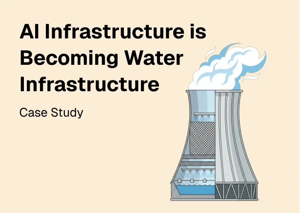 AI Infrastructure is Becoming Water Infrastructure case study cover