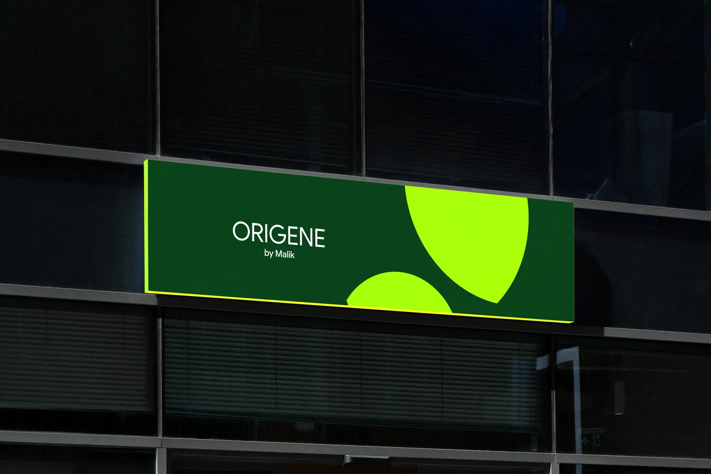 Origene illuminated signboard