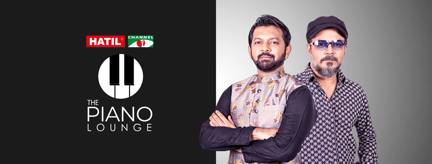 Facebook cover: a guest and the show’s host beside the show logo