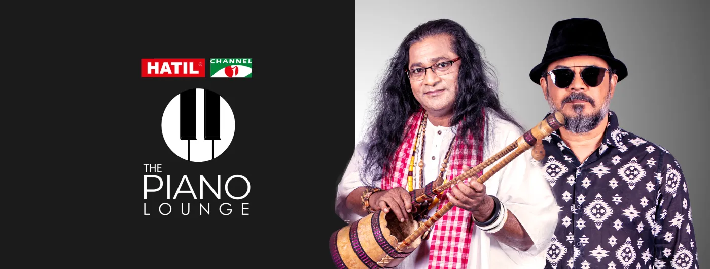 Facebook cover: a guest and the show’s host beside the show logo