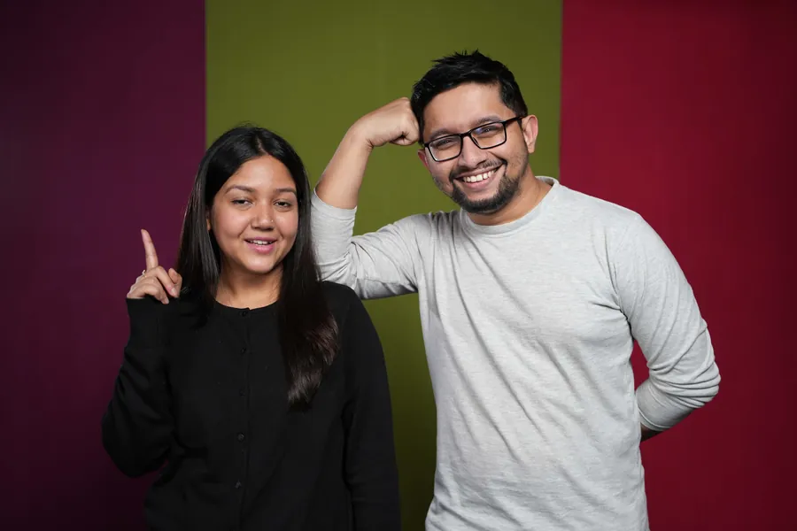 Sakib and Mehzabeen at the photoshoot: flex