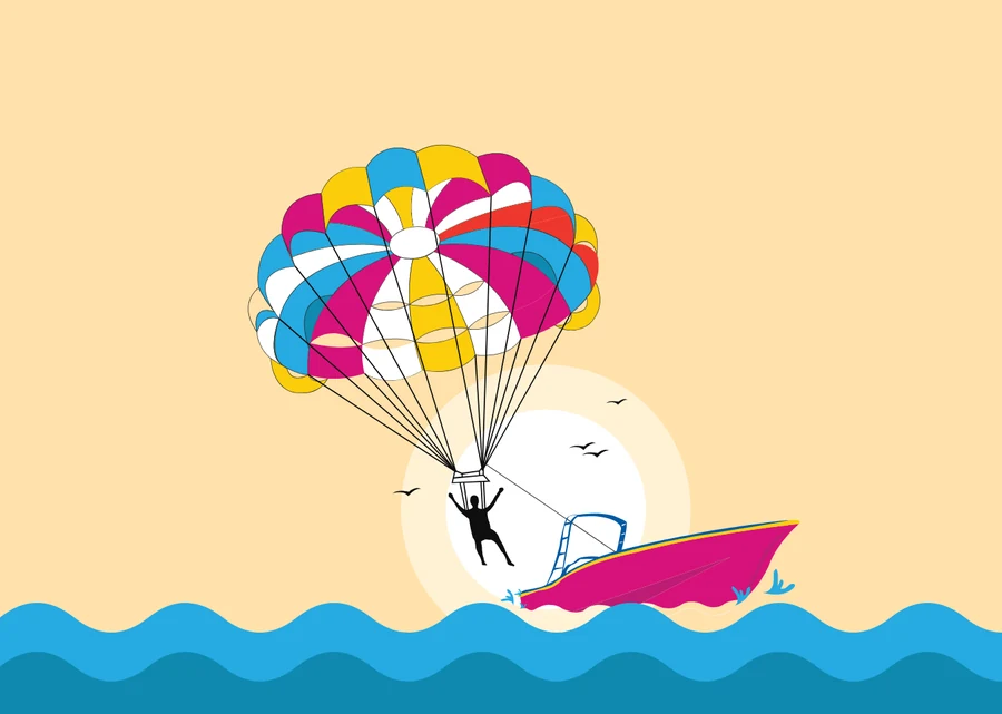 SVSS Parasailing brand identity case study cover
