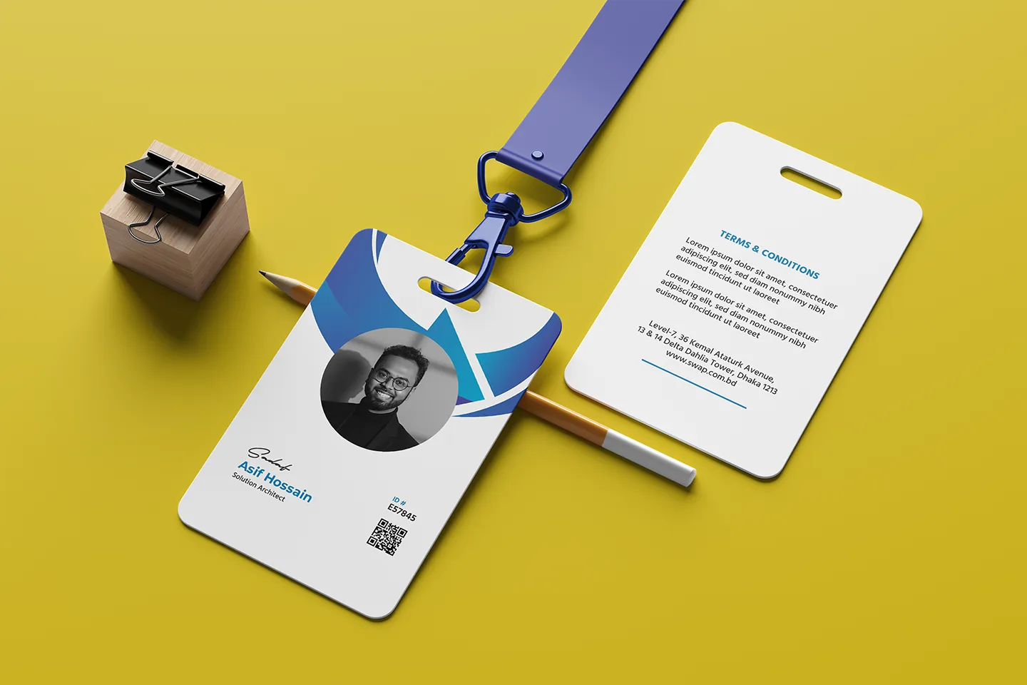 Swap staff id card