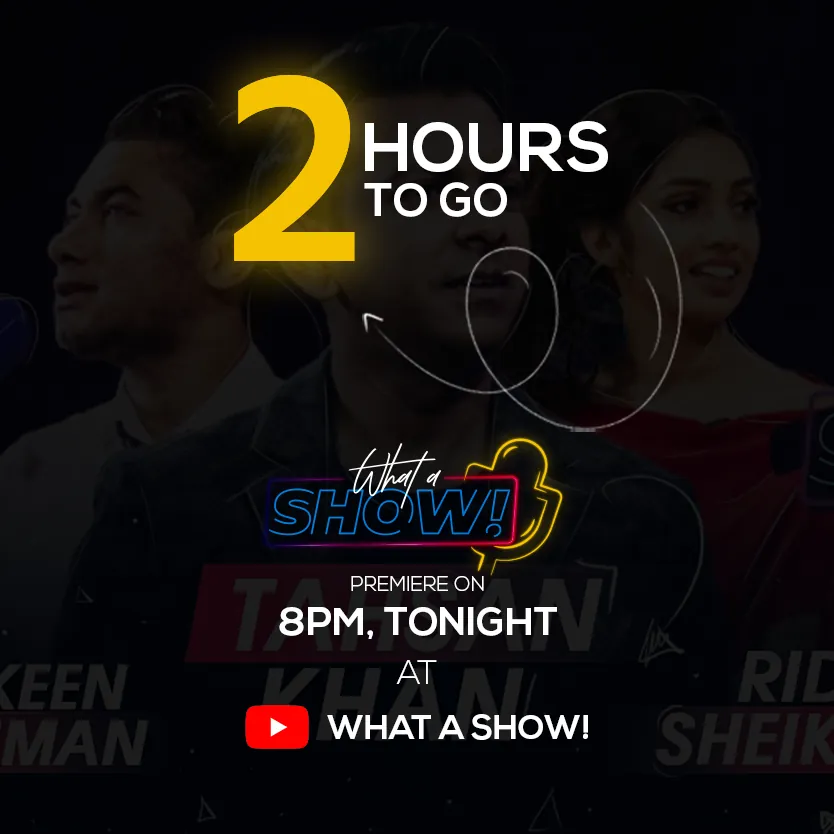 Countdown poster for S01E02: 2 hours to go